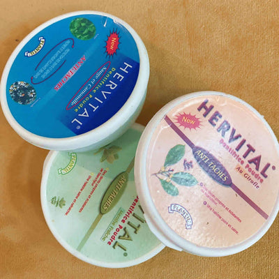 dentifrice en poudre : menthe, girofle ou sauge camomille
