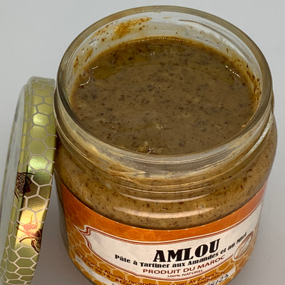 Amlou - Pâte à tartiner aux amandes et au miel d'oranges