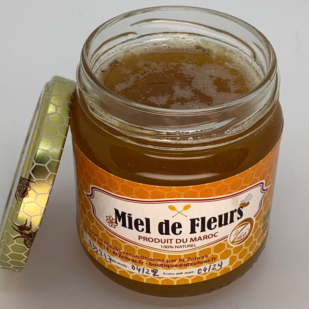 Miel de fleur de Nigelle d'Egypte - Poids net 500g - Pur - 100