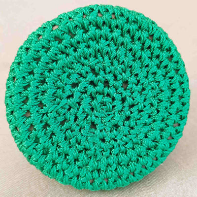 pierre peeling pour le visage, crocheté avec un fil de coton