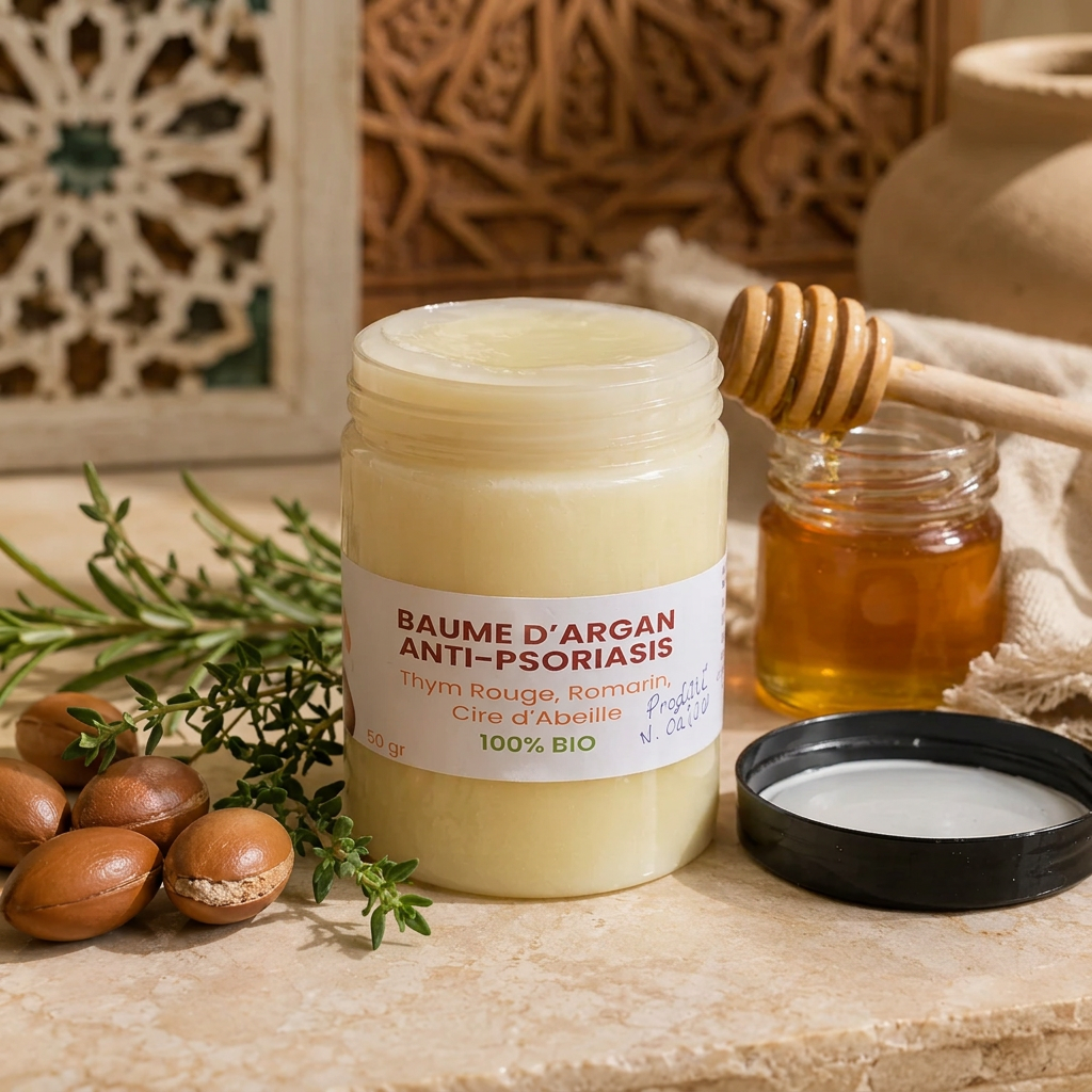 Le Carnet de Zohra, le baume d’argan, cire d’abeille, thym et romarin