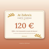 Cartes Cadeaux At Zohra’s