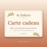 Cartes Cadeaux At Zohra’s