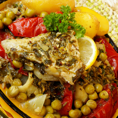 Tajine au poisson - 15 € la portion