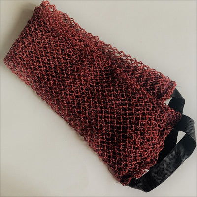 Gant dorsal en filet de pêche pour un savonnage énergique