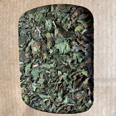 tisane à la menthe comme le thé marocain